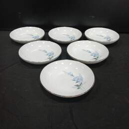 set of 6 Noritake Sylvia 6603 Floral Condiment Bowls