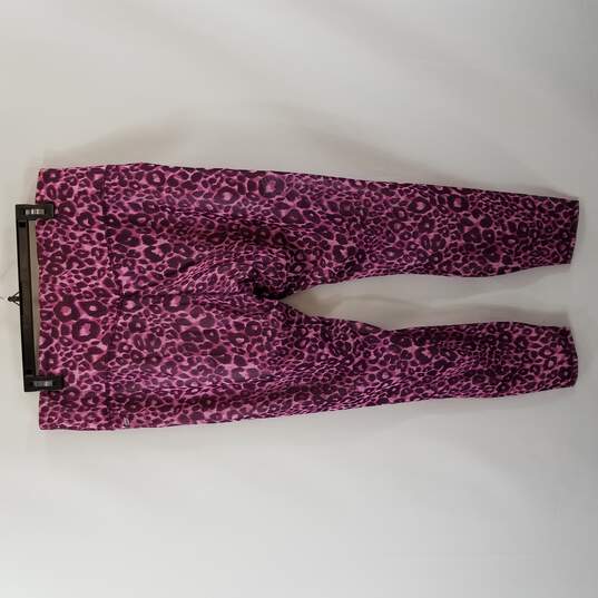 Buy the Fabletics Women Purple Leopard Print High Waisted Leggings
