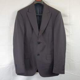 Enzo Tovare Men's Brown Suit Jacket SZ 48