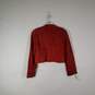 Womens Long Sleeve Open Front Short Cropped Jacket Size Small image number 2
