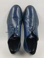 Authentic Giorgio Armani Blue Perforated Derby M 12 image number 6