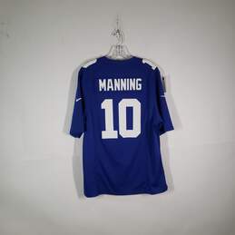 Mens New York Giants Elisha Manning 10 Football-NFL Pullover Jersey Size Medium alternative image