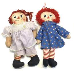Vintage Raggedy Ann And Andy Doll Bundle Lot Of 4 alternative image