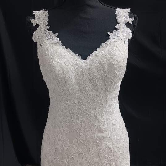 Women's White Dress Size 10 image number 3