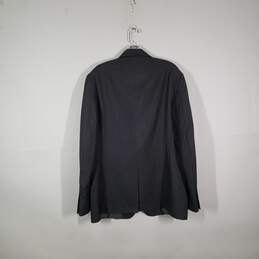Mens Cut & Sew Collared Long Sleeve Single Breasted Button Front Blazer Size XL alternative image