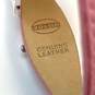 Designer Fossil F2 Silver-Tone Pink Leather Band Analog Wristwatch image number 4