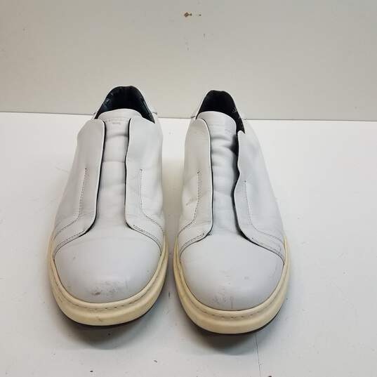 Karl Lagerfeld White Leather Slip On Sneakers Men's Size 9 M image number 6