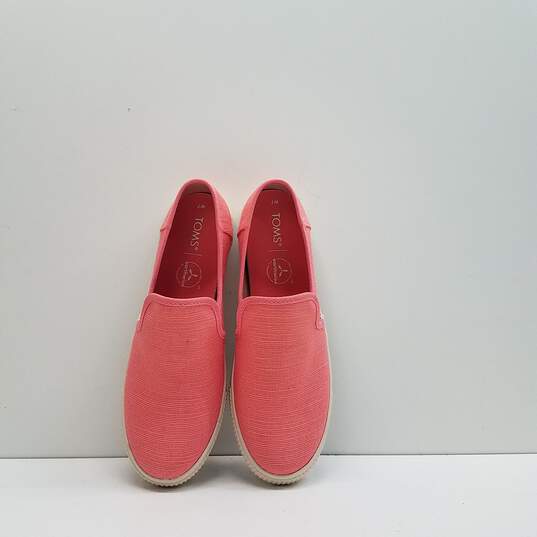 Toms Women's Simple Peach Slip On Shoes Size. 7 image number 6