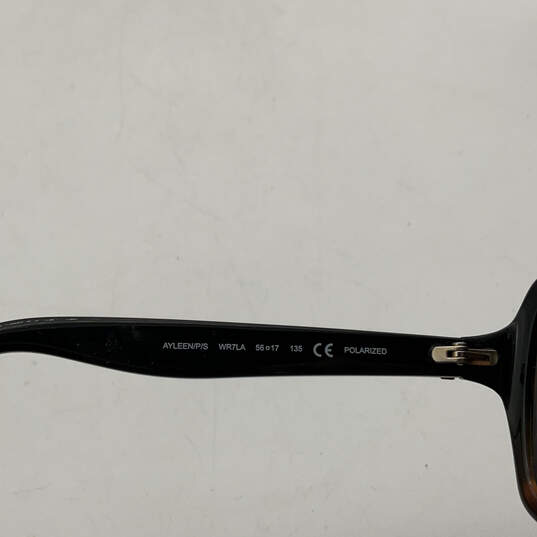 Womens Ayleen WR7LA Brown Frame Full Rim Rectangular Sunglasses With Case image number 5