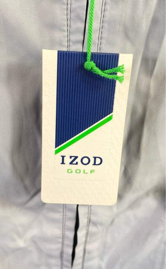 IZOD Men Blue Golf Jacket M image number 4