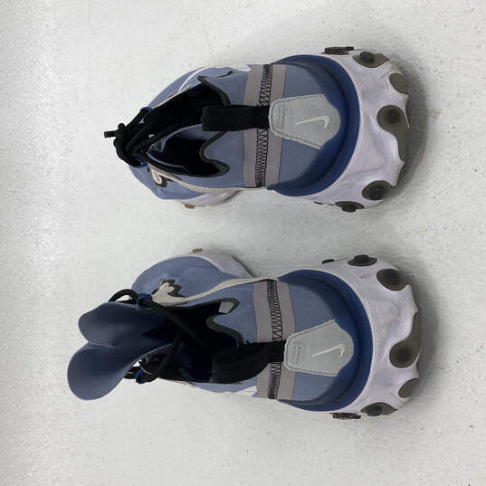 Mens React Element 55 BQ6166-402 Blue Low Top Lace-Up Sneaker Shoes Sz 7.5 image number 4