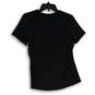 NWT Womens Black Dri-Fit V-Neck Short Sleeve Pullover T-Shirt Size Small image number 2