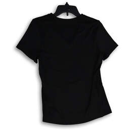 NWT Womens Black Dri-Fit V-Neck Short Sleeve Pullover T-Shirt Size Small alternative image