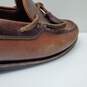 VTG. Mn Allen Edmonds Nashua Tassel Brown Leather Loafers Sz Approx. 11.5 In. Heel Toe image number 2