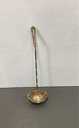 Vintage Reed & Barton Silver Plated Ladle with Twisted Handle and Scalloped Bowl