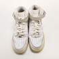 Nike Air Force 1 Mid Triple White Sneakers 315123-111 Size 9.5 image number 5