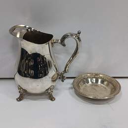 2pc Set of Silver-Plated Serving Dishes