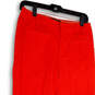 Womens Red Flat Front Pockets Stretch Bootcut Leg Trouser Pants Size 2 image number 3