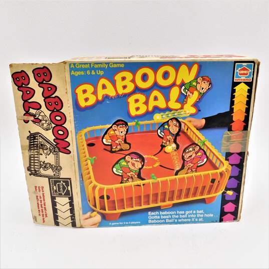 Vintage Hasbro baboon ball Board Game IOB image number 7