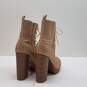 Wild Diva Veronica Rhinestone Glitter Chunky Heel Boots Shoes Size 7 B image number 4
