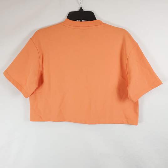 Nike Women Orange Short Sleeve S image number 2