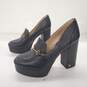 Sam Edelman Black Leather Block Heel Pumps Women's Size 8.5M image number 1