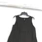 NWT Chico's Womens Black Round Neck Sleeveless Sheath Dress Size 1 image number 4