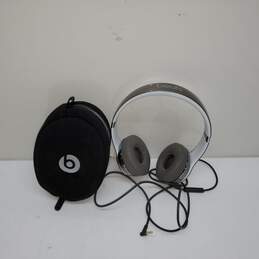 Untested Beats Solo #B0518 Over Ear Headphones w/ Case P/R