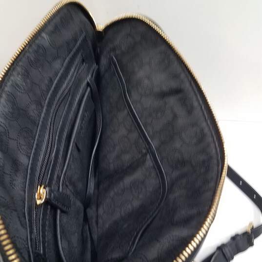 Michael Kors Saffiano Leather Satchel Bag Black image number 6