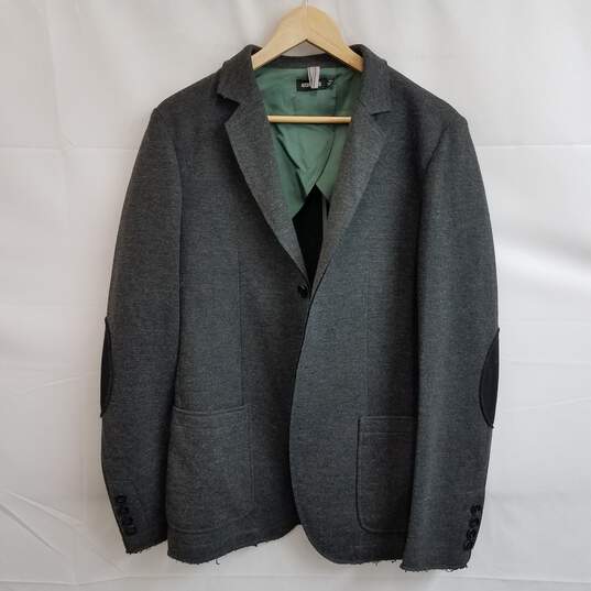 Antony Marato charcoal gray wool extra slim suit blazer 50 L image number 1