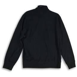 Polo Ralph Lauren Mens Black Quarter Zip Mock Neck Pullover Sweatshirt Size M alternative image