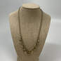 Designer Lucky Brand Gold-Tone Lobster Clasp Barrel Link Chain Necklace image number 1