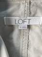 LOFT Womens Tan Tab Sleeve Jacket Size M image number 3