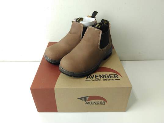 Avenger Women's Foremen Romeo Leather Composite Toe Safety Boots Size 6 Wide (D) NIB image number 1