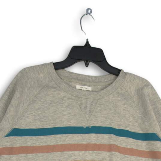 Maurices Womens Gray Crew Neck Long Sleeve Pullover Sweatshirt Size XL image number 3