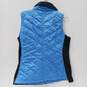 Women's Columbia Blue Puffer Vest Sz L image number 2