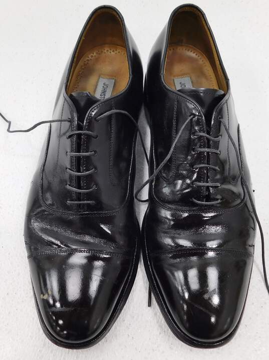 Men's Johnstone and Murphy Black Dress Shoes image number 3