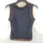 Neiman Marcus Women Black Knitted Metallic Vest S image number 2