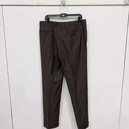 Zanella Men's Brown Dress Pants Size 35 alternative image