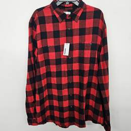 Sonoma Red Plaid Button-Up