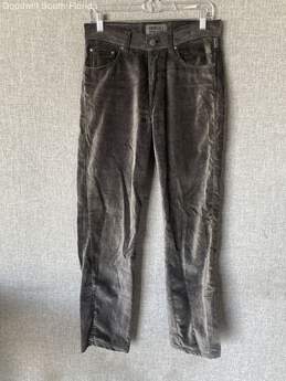 Authentic Versace Jeans Couture Mens Gray Dark Wash Checkered Pants Size EUR 32