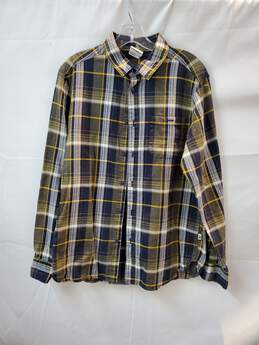 The North Face Long Sleeve Button Up Flannel Shirt Men's Size M