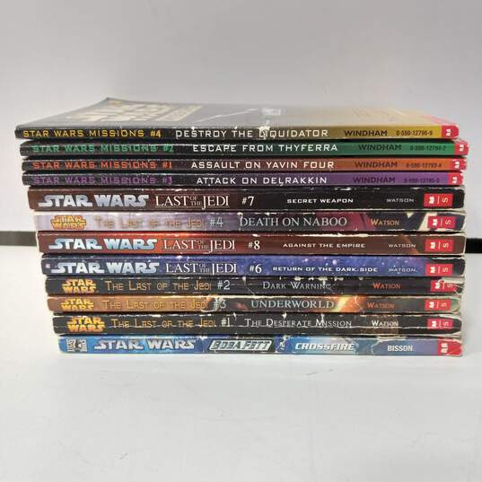12pc Bundle of Assorted Star Wars Paperback Books image number 3