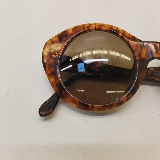 Giorgio Armani Tortoise Oval Sunglasses image number 10