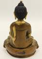 Indian Brass Gold Gilt Shakyamuni Medicine Buddha Statue 8 inch image number 3