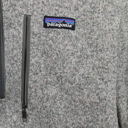 Patagonia Men's Gray Better Sweater 1/4 Zip Size M image number 3
