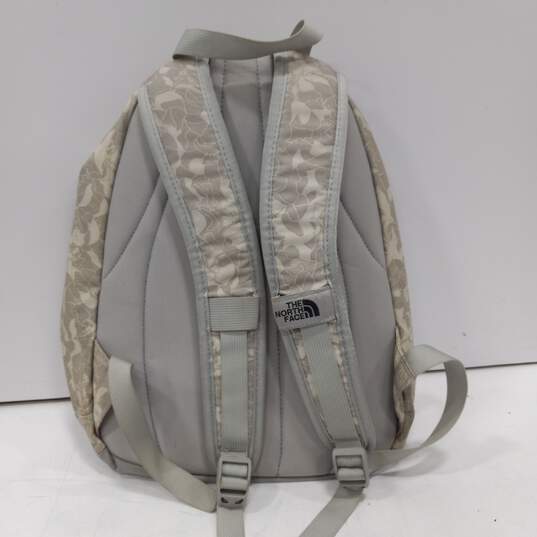 The North Face Grey & White Pandora Mini Backpack image number 2