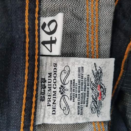 Black Label Premium Men Blue Denim Jeans 46 NWT image number 4