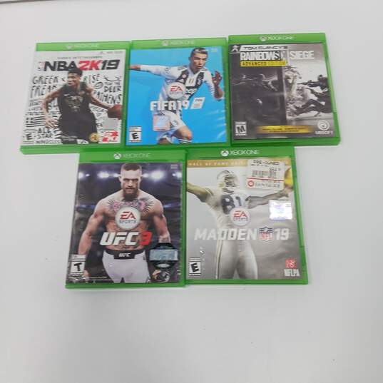 Bundle of 5 Microsoft Xbox One Video Games image number 1
