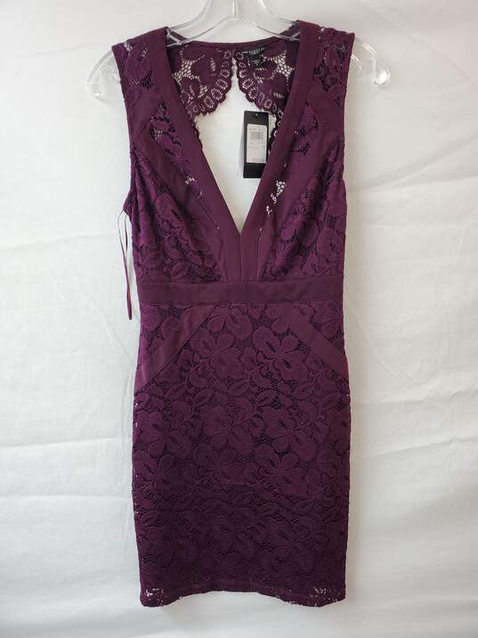 Guess Sleeveless Lenna Lace Mini Dress Size S image number 1